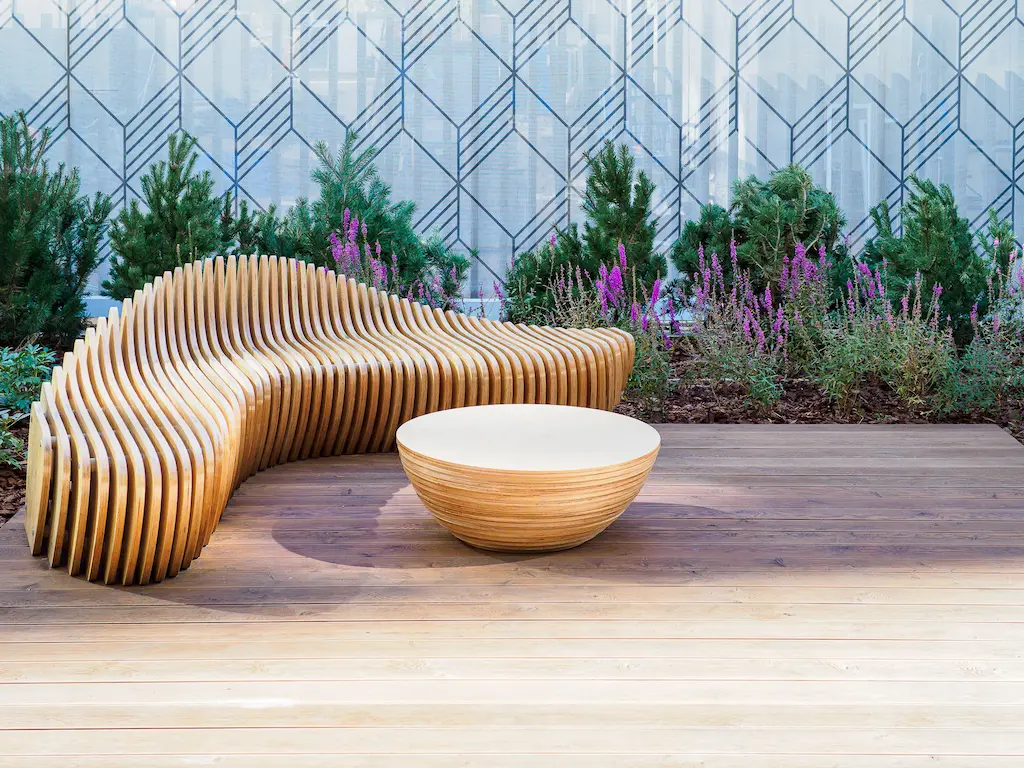 Скульптура льва стала центральным элементом благоустройства премиальногодома на Пресне