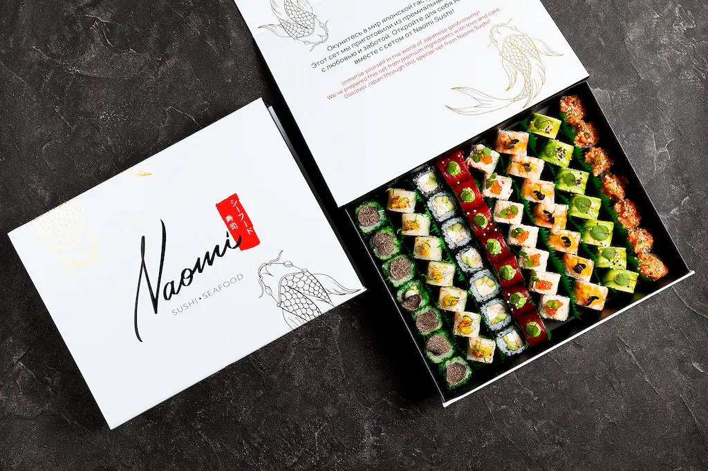 Вкусная красота и полезная еда спасут мир: коллаборация Primaderma и Naomi Sushi на 8 марта.