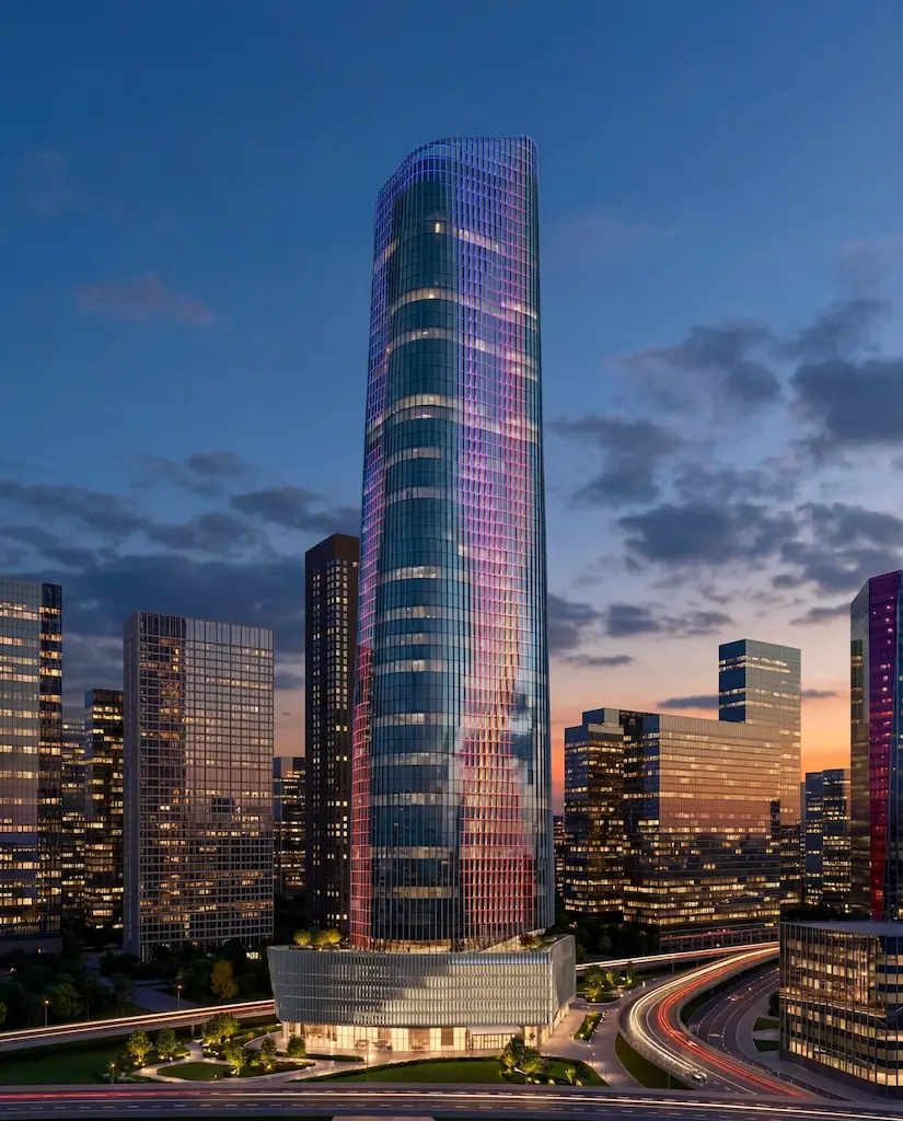 Сложность фасадов небоскреба TOP TOWER в Москве-Сити была отмечена наградой «Фасад года»