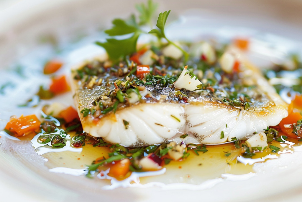 Garnished Fish Dish Close-Up.jpg