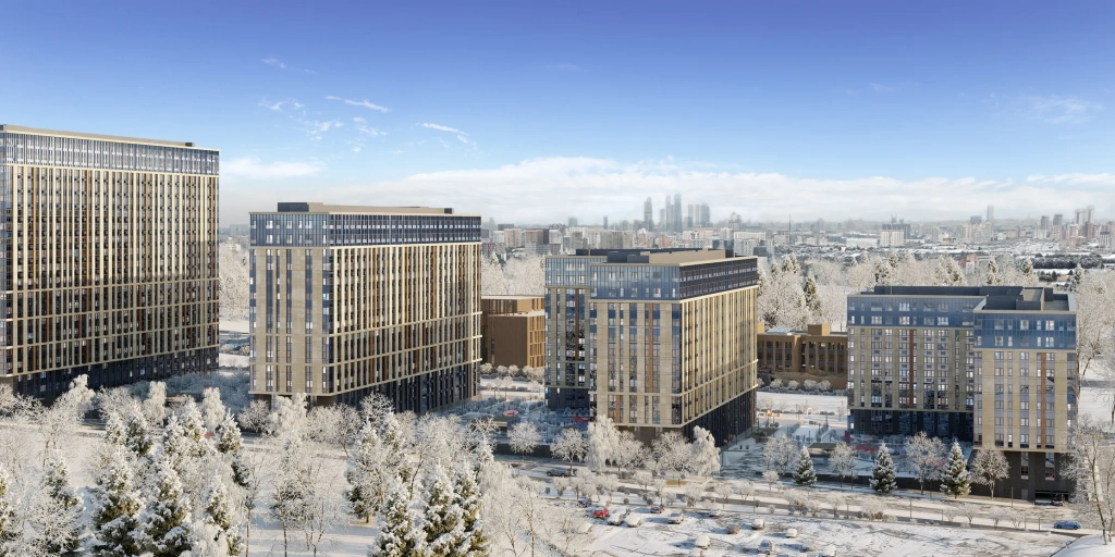 Жилой квартал «Стеллар Сити», расположенный рядом со Сколково, — один из крупнейших объектов локации.