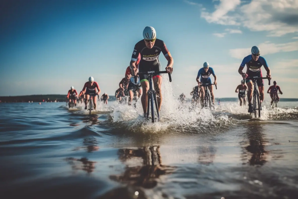Sunlit Waters Edge Cycling Race.webp